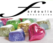 Fardoulis Chocolate Foiled Hearts