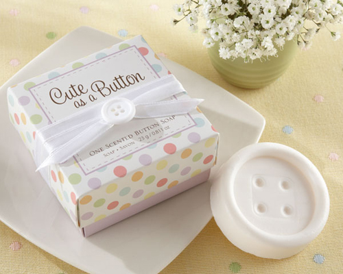 "Cute as a Button" Scented Button Soap-Cute as a Button Scented Button Soap, Soap, Bomboniere, Baby Shower