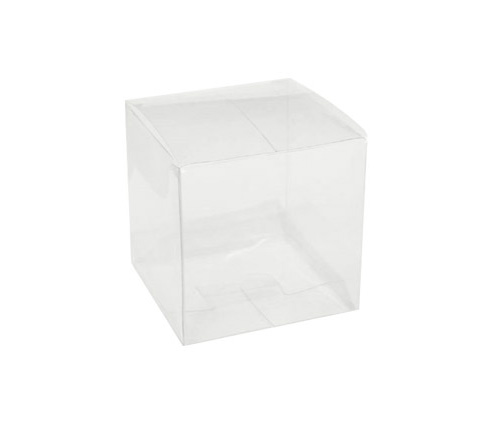 Box Cube Clear 60mm-Clear Bomboniere box, clear cube, plastic cube, 60mm cube, bonboniere box, clear pvc box square, square box