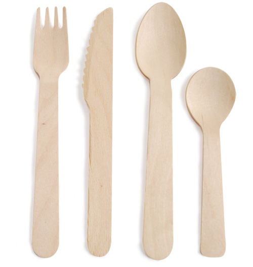 Paper Eskimo Wooden Cutlery-Paper Eskimo Wooden Cutlery, Party Cutlery, Designer Cutlery, Party knives and forks