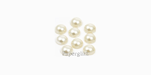Pearls Flat Backed 12mm Ivory-Flat Backed Pearls 12mm, Ivory Pearls, Craft Pearls, Faux Pearls, Fake Pearls, stick on pearls, glue on pearls, embellishments, wedding invitations,