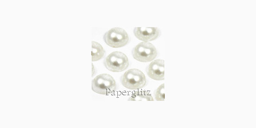 Pearls Flat Backed 10mm White-Flat Backed Pearls, Faux pearls, fake pearls, craft pearls, wedding invitations, invitation decoration, invitation embellishments, unique embellishments, white pearls