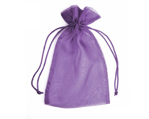 Organza Bag Muscat Purple (Pack of 10)-Organza bag, chiffon bag, high quality organza bag, muscat purple organza bag, premium organza bag, wedding favour, wedding bomboniere, christening favour, christening bonbonniere, vandoros organza bag, jewellery organza bag, bonbonniere, bombonniere, bomboniere