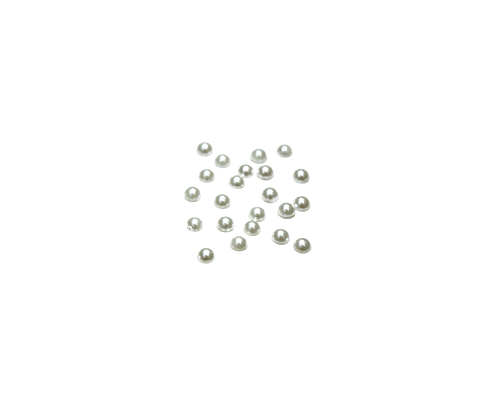 Pearls Flat Backed 4mm White-Flat Backed Pearls, 4mm Flat back pearls, white pearls, faux pearls, fake pearls, craft pearls, pearl embellishments