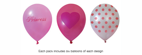 Paper Eskimo Princess Girl Balloons-pink party balloons, Paper Eskimo Pricess Girl Balloons, helium balloons, girls party balloons, princess party balloons, pink balloons