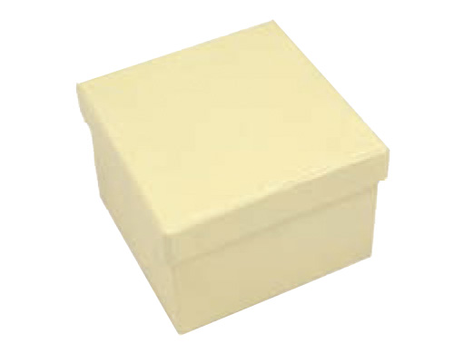 Square Hard Box 7.5cm Cream-Square solid box, bomboniere box, box with lid, rigid bomboniere box, hard gift box, cream box, christening bomboniere, diy box, wedding bomboniere, bonbonniere box