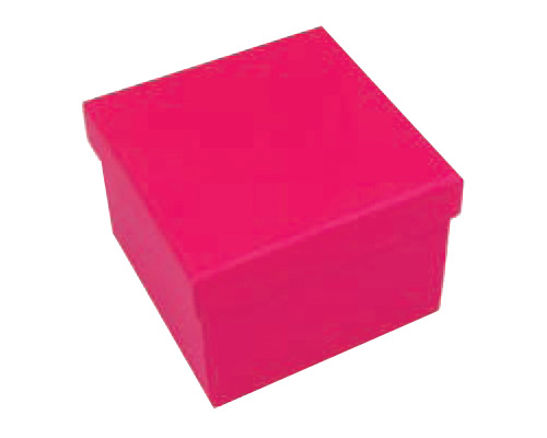 Square Hard Box 7.5cm Hot Pink-Square solid box, bomboniere box, box with lid, rigid bomboniere box, hard gift box, Hot Pink box, christening bomboniere, diy box, wedding bomboniere, bonbonniere box
