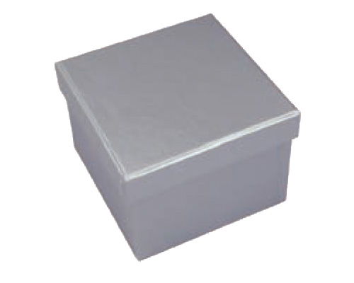 Square Hard Box 7.5cm Silver-Square solid box, bomboniere box, box with lid, rigid bomboniere box, hard gift box, Silver box, christening bomboniere, diy box, wedding bomboniere, bonbonniere box