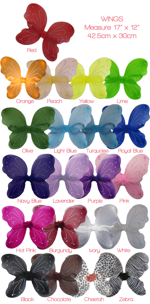 Fairy Wings Butterfly Wings-Fairy Wings, Butterfly wings, dress up wings, fairy party, butterfly party, angel wings