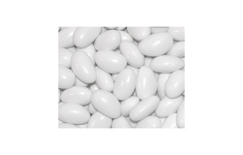 Sugar Coated Almonds White 1kg-Sugar Coated Almonds, bomboniere almond, jordan almond, candy almond, white almonds