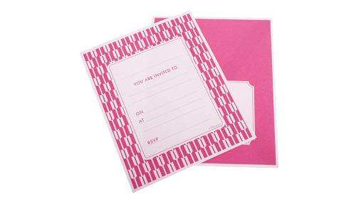 HiPP Invitation Kit - Habitat - Cerise Pink (Pack of 25)-HiPP Invitation Kit Habitat Cerise Pink, Pink invitation, pink fill in invitation, pink engagement invitation, pink party invitation, girls party invitation, hens night invitation, bridal shower invitation