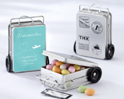 Miles of Memories Suitcase Favour Tins with Personalised Labels (Set of 12)-Miles of Memories Suitcase Favour Tins with Personalised Labels (Set of 12), mini suitcase bomboniere, suitcase mint tins, 
