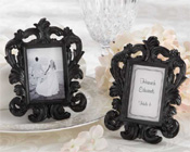 "Black Baroque" Elegant Place Card Holder/Photo Frame-Photo frame bomboniere, wedding bomboniere, black frame bomboniere, unique bomboniere, place card holder picture frame, Picture frame bomboniere,
Black Baroque Elegant Place Card Holder/Photo Frame