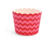 Paper Eskimo Berry Pink Chevron Baking Cup Cupcake Wrappers-pink baking cup, Paper Eskimo Berry Pink Chevron Baking Cup Cupcake Wrappers, dark pink chevron cupcake wrapper, deep pink baking cup, pink chevron cupcake wrapper