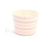 Paper Eskimo Pink Blush Stripe Baking Cup Cupcake Wrapper-Paper Eskimo Pink Blush Stripe Baking Cup Cupcake Wrapper, pink stripe cupcake Wrapper, pink stripe baking cups, little girls party