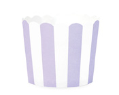 Paper Eskimo Lilac Berry Stripes Baking Cup Cupcake wrapper-Lilac and white stripe cupcake wrapper, paper eskimo lilac berry stripes baking cup, purple themed party, purple and white theme,