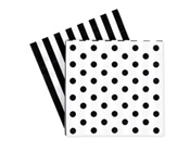 Paper Eskimo Black Tie Napkins-Paper Eskimo black tie Napkins, black & white Party Napkins, spot Party Napkins, party Napkins, black & white Serviettes
