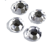 Diamante 10mm Round Clear - 50 Pack-Acrylic Diamante, Flat Backed Diamante, Sparkle, Bling, wedding invitations, 10mm round diamante, unique invitations