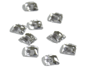 Diamante 5mm Square Clear - 100 Pack-Square Diamante, Flat Backed Diamante, Bling, Sparkle, Unique invitations, wedding invitations, diy accessories, stick on diamante, Craft diamante