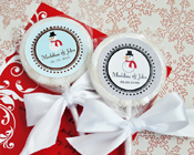 A Winter Holiday Personalised Lollipop Favours-A winter Holiday personalised lollipop favour, christmas lollipops, personalised christmas lollies, personalised christmas candy