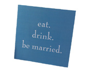 Eat Drink Be Married Invitation-Eat Drink Be Married Invitation, Wedding Invitation, blue wedding invitation, aqua wedding invitation, teal wedding invitation, unique wedding invitation