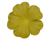 Paper Flowers - Yellow 20mm (Pack of 50)-Paper Flowers Yellow, Craft Flowers, diy invitations, wedding invitations, wedding bomboniere, bonbonniere