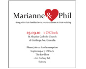 I Heart You Wedding Invitation-Wedding invitations, red and white wedding invitation, hoot invitations, 