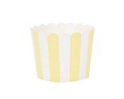 Paper Eskimo Limoncello Baking Cup Cupcake Wrapper-Paper Eskimo Limoncello Baking Cup Cupcake Wrapper, yellow stripe Cupcake Wrapper, Birthday Party Cupcake Wrapper, yellow theme party, yellow Cupcake Cases, Girls party cupcake Wrapper, baby shower cupcake wrapper