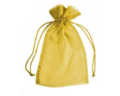 Organza Bag Gold (Pack of 10)-Organza bag, chiffon bag, high quality organza bag, gold organza bag, premium organza bag, wedding favour, wedding bomboniere, christening favour, christening bonbonniere, vandoros organza bag, jewellery organza bag, bonbonniere, bombonniere, bomboniere