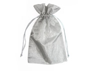 Organza Bag Silver (Pack of 10)-Organza bag, chiffon bag, high quality organza bag, premium organza bag, wedding favour, wedding bomboniere, christening favour, christening bonbonniere, vandoros organza bag, jewellery organza bag, bonbonniere, bombonniere, bomboniere