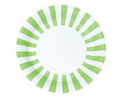 Paper Eskimo Apple Green Stripe Party Plates-Paper eskimo Party Plates, Paper eskimo apple green stripe party plates, green paper plates, green stripe paper plates, boys party plates