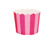 Paper Eskimo Pink Stripes Baking Cup Cupcake Wrapper-Paper Eskimo Pink Stripes Baking Cup Cupcake Wrapper, Pink Stripes Cupcake Wrapper, Birthday Party Cupcake Wrapper, Pink theme party, Pink Cupcake Cases, Girls party cupcake Wrapper