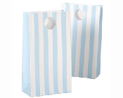 Paper Eskimo Powder Blue Party Bags-Paper Eskimo Powder Blue Party Bags, lolly bags, candy bags, baby blue lolly bags, baby blue party bags