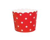 Paper Eskimo Red Star Baking Cup Cupcake Wrapper-Paper Eskimo Red Star Baking Cup Cupcake Wrapper, Red Star Cupcake Wrapper, Christmas Cupcake Wrapper, Birthday Party Cupcake Wrapper