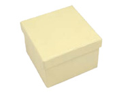 Square Hard Box 7.5cm Cream-Square solid box, bomboniere box, box with lid, rigid bomboniere box, hard gift box, cream box, christening bomboniere, diy box, wedding bomboniere, bonbonniere box