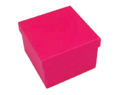 Square Hard Box 7.5cm Hot Pink-Square solid box, bomboniere box, box with lid, rigid bomboniere box, hard gift box, Hot Pink box, christening bomboniere, diy box, wedding bomboniere, bonbonniere box