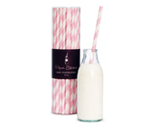 Paper Eskimo Paper Straws Marshmellow Pink-Pink paper strawsPaper eskimo paper straws marshmallow Pink, pink stripe straws, retro paper straws