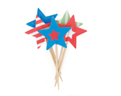 Paper Eskimo Superstar Cupcake Topper-Paper eskimo cupcake topper superstar, superstar cupcake flags, boys party cupcake topper, star cupcake topper