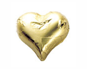 Shiny Gold Foiled Hearts-Fardoulis chocolate foiled Hearts, chocolate hearts, foil hearts, wedding confectionery, wedding chocolate, bomboniere, bonbonniere, fine chocolate, luxury bomboniere, luxury chocolate, gold hearts, gold chocolate, yelow hearts, yellow chocolate