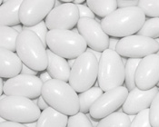 Sugar Coated Almonds White 1kg-Sugar Coated Almonds, bomboniere almond, jordan almond, candy almond, white almonds