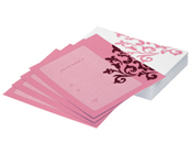 HiPP Invitation kit Damask Rose (Pack of 25)-Invitation kit Damask Rose, pink invitations, engagement invitations, hipp invitations, fuschia invitations, fill in invitations, write on invitations, DIY Invitations